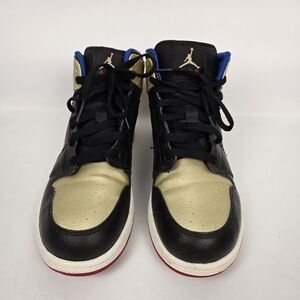 Youth Nike Black and Gold Sneakers